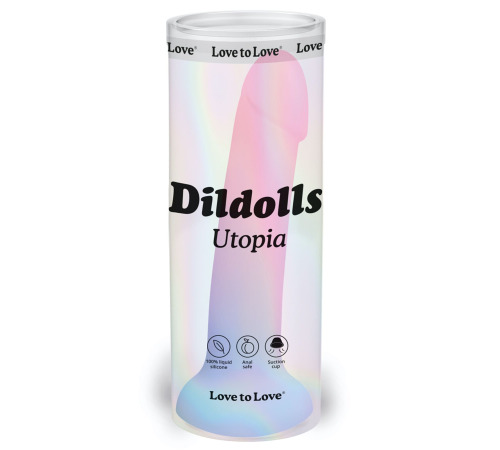 Фалоімітатор з кольоровим градієнтом Love To Love DILDOLLS - UTOPIA ультрам'який
