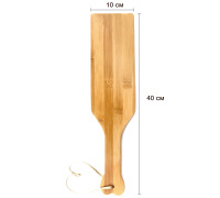 Шлепалка бамбуковая сплошная 40см*10см 