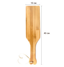 Шлепалка бамбуковая сплошная 40см*10см 