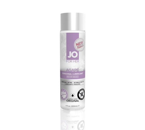 Смазка на водной основе System JO AGAPE - ORIGINAL (120 мл) без глицерина, гликоля и парабенов