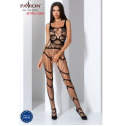 Бодистокинг Passion BS058 black, комбинезон, очень воздушный