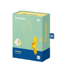 Универсальный вибратор на палец Satisfyer Teaser dark yellow