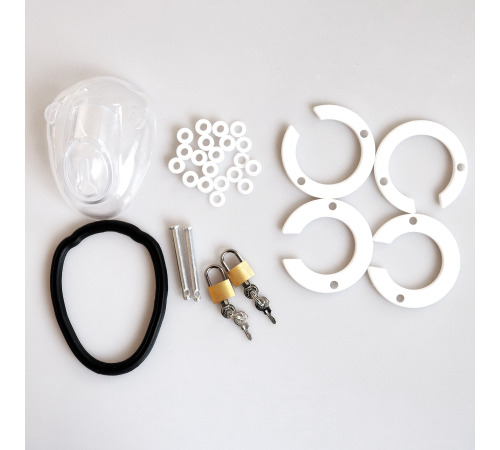 Пояс верности, пластиковый, прозрачный