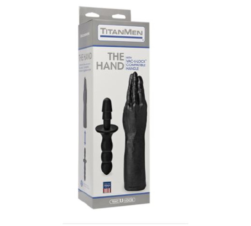 Рука для фистинга Doc Johnson Titanmen The Hand with Vac-U-Lock Compatible Handle, диаметр 6,9см