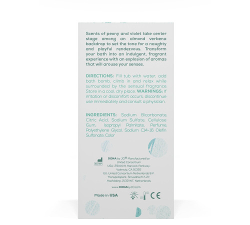 Набор бомбочек для ванны Dona Bath Bomb Naughty Sinful Spring (140 гр)