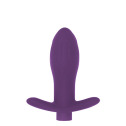 Анальна пробка з вібрацією MAI Attraction Toys №87 Purple перезаряджаєма, длина 11см, диаметр 3,5см