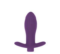 Анальна пробка з вібрацією MAI Attraction Toys №87 Purple перезаряджаєма, длина 11см, диаметр 3,5см