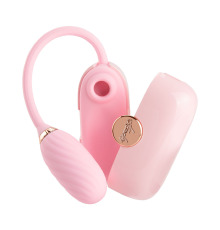 Вакуумный клиторальный стимулятор Otouch Louis Vibrate Pink с вибрацией