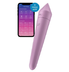 Мощная вибропуля с функцией управления смартфоном Satisfyer Ultra Power Bullet 8 Lilac