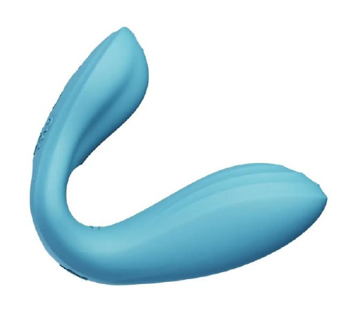 Смарт-вібратор для пар Zalo Jessica Set з керуванням з телефону та пультом BLUE