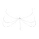 Цепочка для тела Bijoux Indiscrets Magnifique 8 Body Chain - Silver, украшение для тела