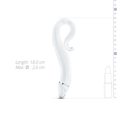 Скляний дилдо Gildo Glass Dildo No. 14