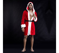 Мужской эротический костюм “Обольстительный Санта” One Size Red