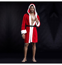 Мужской эротический костюм “Обольстительный Санта” One Size Red
