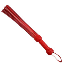 Плеть флоггер из Ремённой кожи Красный 50 см
