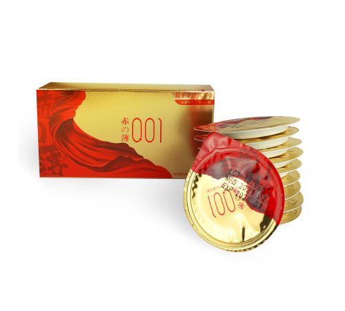 Ультратонкі презервативи OLO c пролонгує ефектом (10шт) (золотисті нові)