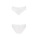 Трусики с широкой резинкой и кружевом Passion PS001 PANTIES white, size S