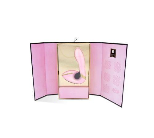 Вагінально-кліторальний вібратор Shunga Soyo Light Pink