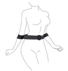 Набор для фиксации BDSM Hands to Body Simple