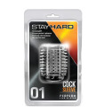 Насадка STAY HARD - COCK SLEEVE 01, CLEAR