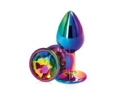 Анальна пробка Metal Colorful, M