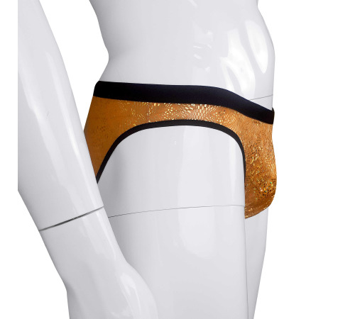 Виниловые мужские трусики с отверстием Джон