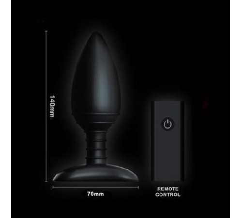 Анальная вибропробка Nexus ACE Medium, с пультом ДУ, макс. диаметр 4см
