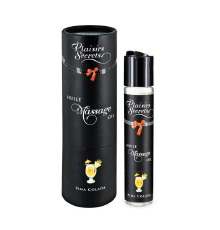 Массажное масло Plaisirs Secrets Pina Colada (59 мл) с афродизиаками, съедобное, подарочная упаковка