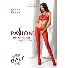 Открытый бодистокинг Passion BS080 red