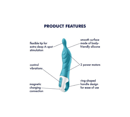 Вибратор Satisfyer A-Mazing 2 Turquoise