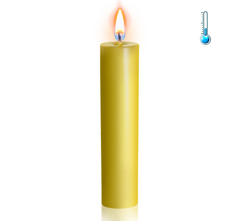 Свеча БДСМ М Желтая высота 15 см