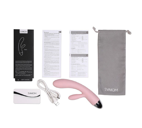 Вибратор кролик Svakom Alice Pale Pink