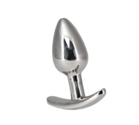 Анальная пробка Pillow Talk Sneaky Luxurious Stainless Steel Anal Plug с кристаллом Swarovski