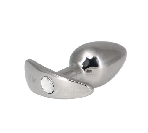 Анальная пробка Pillow Talk Sneaky Luxurious Stainless Steel Anal Plug с кристаллом Swarovski