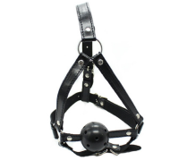 Маска с кляпом дышащий шар