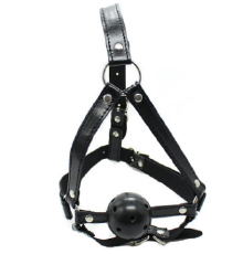 Маска с кляпом дышащий шар