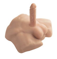 Полуторс с фаллоимитатором на присоске SilexD Apollo S Male Torso, суперреалистичный