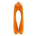 Универсальный мини вибратор на палец Satisfyer Candy Cane ORANGE