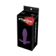 Анальна пробка з вібрацією MAI Attraction Toys №87 Purple перезаряджаєма, длина 11см, диаметр 3,5см