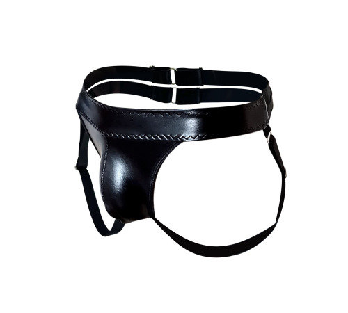 Мужские виниловые трусы Art of Sex - Atlante, размер L-2XL, цвет черный