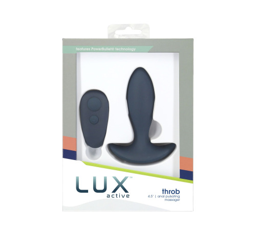 Анальна пробка з пульсацією Lux Active – Throb – 4.5