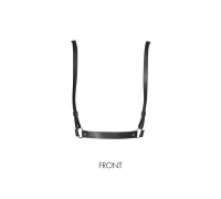 Портупея Bijoux Indiscrets MAZE - X Harness Black, экокожа