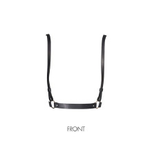 Портупея Bijoux Indiscrets MAZE - X Harness Black, экокожа