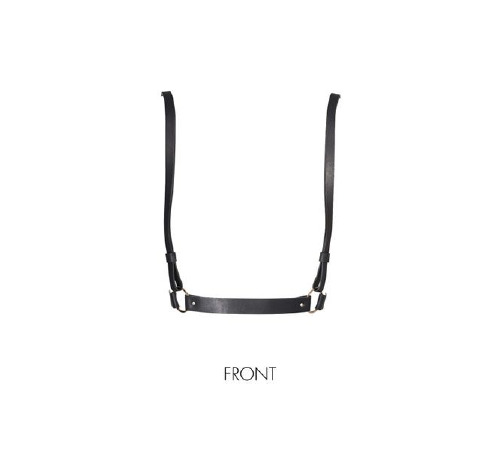Портупея Bijoux Indiscrets MAZE - X Harness Black, экокожа