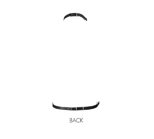 Портупея Bijoux Indiscrets MAZE - I Harness Black, экокожа, очень стильная