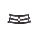 Портупея-пояс Bijoux Indiscrets MAZE - Wide Belt and Restraints Black, экокожа