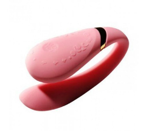 Вибромассажер с функцией управления со смартфона  ZALO Fanfan, Rogue Pink