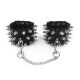 Наручники с шипами, кожа Art of Sex - Rose Spiked Leather Handcuffs