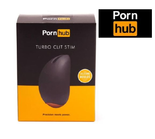 Вибростимулятор Pornhub Turbo Clit Stim с гибкими ушками, очень нежный силикон, 6 режимов работы