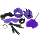 Набор БДСМ Art of Sex - Soft Touch BDSM Set, 9 предметов, Фиолетовый